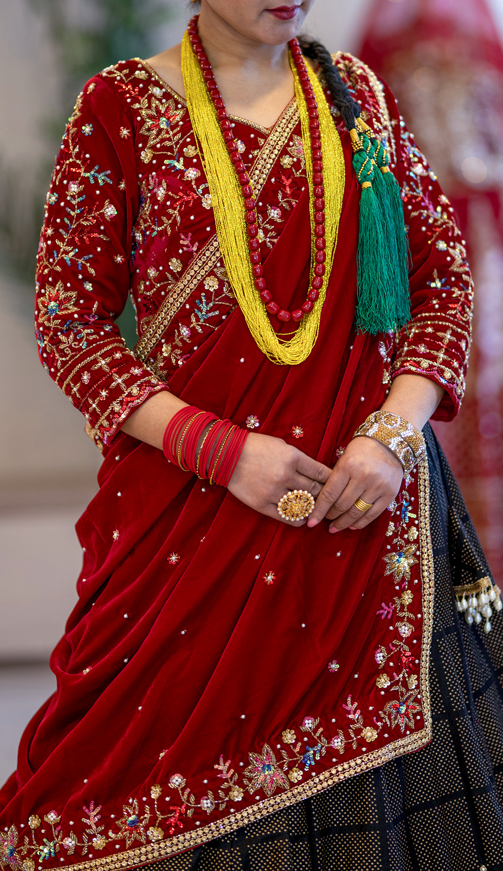 Buy Designer Sarees, Salwar Kameez, Kurtis & Tunic and Lehenga  Choli.Wonderful Silk Crimson Saree